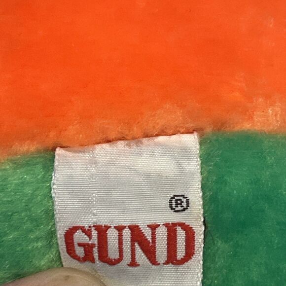 GUND Vintage 1982 Clown Monkey Rattle Wobble Chiming Stuffed Plush Baby Toy - Picture 3 of 3